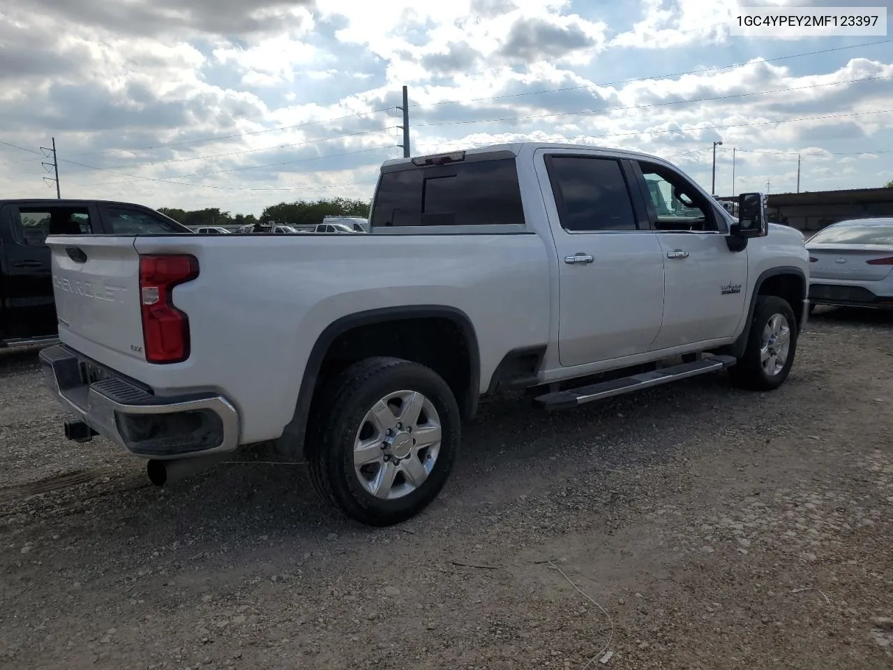 2021 Chevrolet Silverado K2500 Heavy Duty Ltz VIN: 1GC4YPEY2MF123397 Lot: 72745714