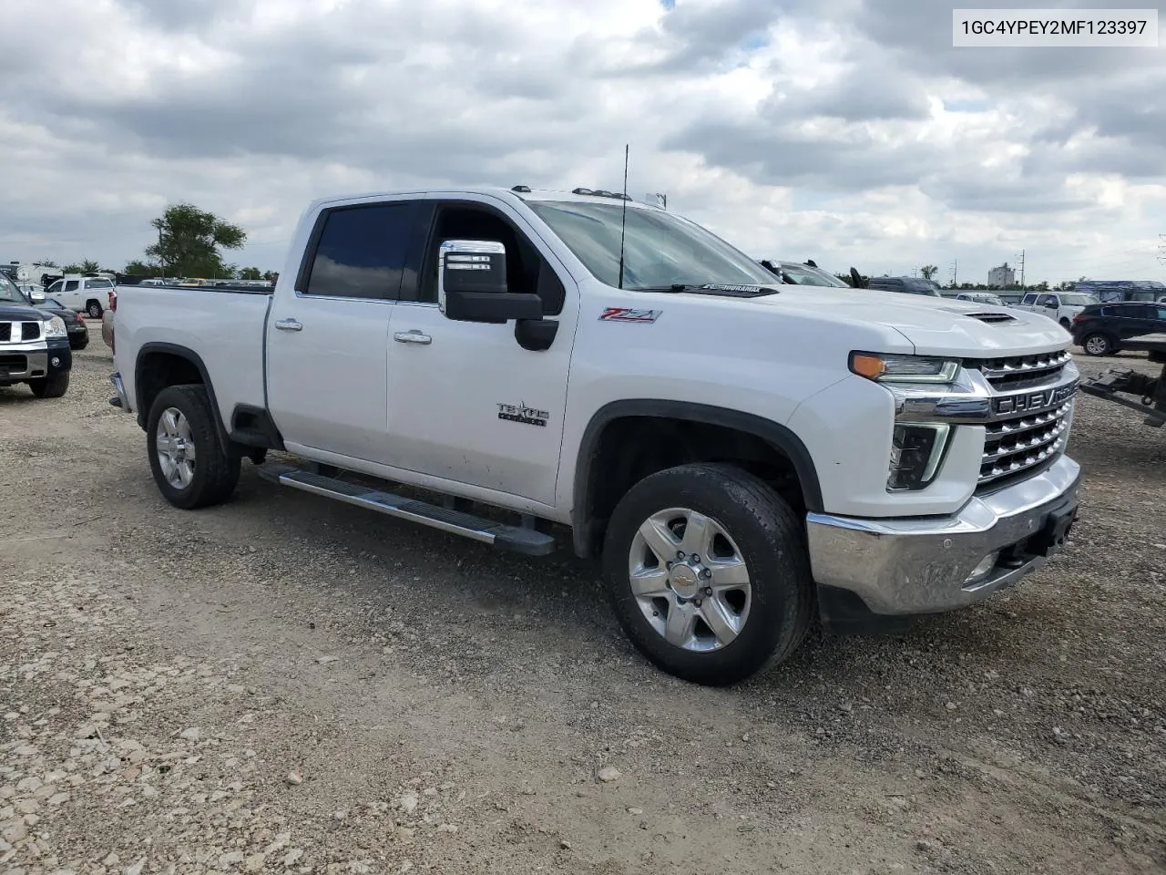 2021 Chevrolet Silverado K2500 Heavy Duty Ltz VIN: 1GC4YPEY2MF123397 Lot: 72745714