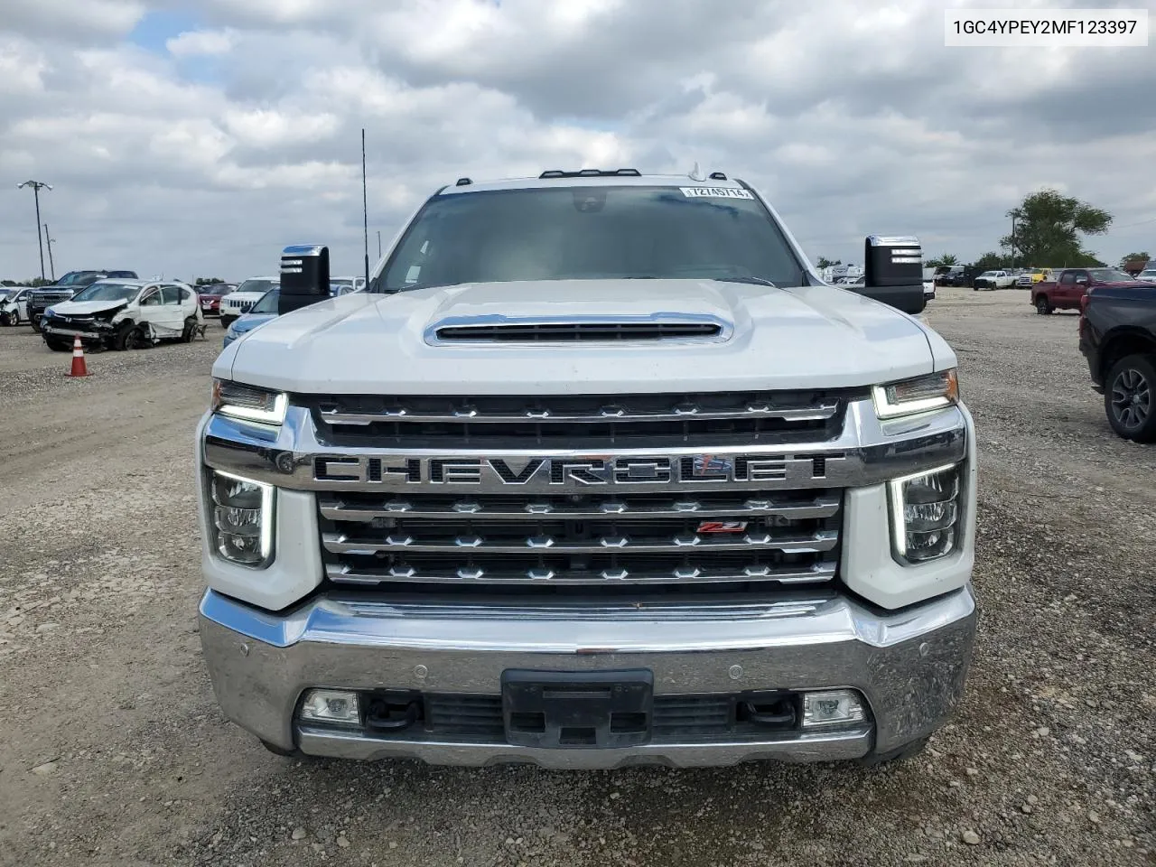 2021 Chevrolet Silverado K2500 Heavy Duty Ltz VIN: 1GC4YPEY2MF123397 Lot: 72745714