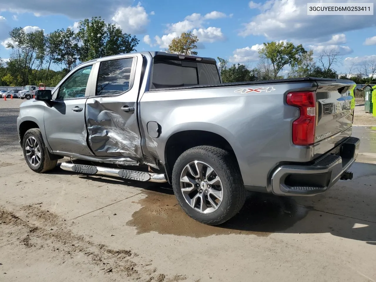 2021 Chevrolet Silverado K1500 Rst VIN: 3GCUYEED6MG253411 Lot: 72785444