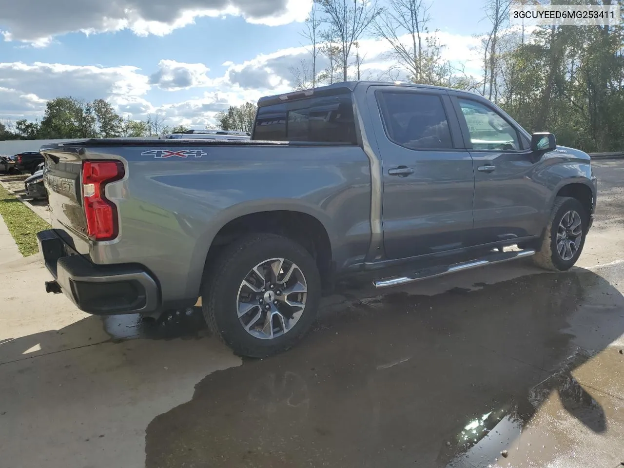 2021 Chevrolet Silverado K1500 Rst VIN: 3GCUYEED6MG253411 Lot: 72785444