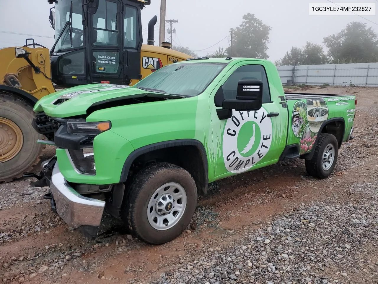 2021 Chevrolet Silverado K2500 Heavy Duty VIN: 1GC3YLE74MF232827 Lot: 72995284