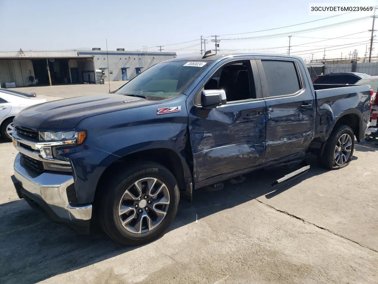 2021 Chevrolet Silverado K1500 Lt VIN: 3GCUYDET6MG239669 Lot: 73060024