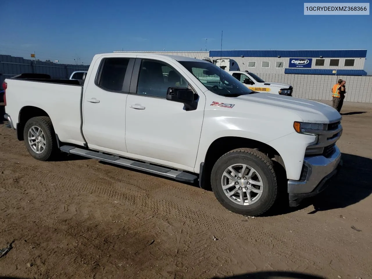 2021 Chevrolet Silverado K1500 Lt VIN: 1GCRYDEDXMZ368366 Lot: 73155384