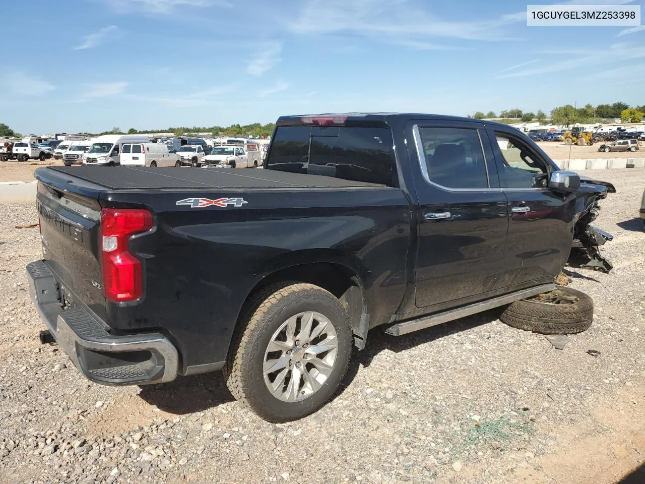 2021 Chevrolet Silverado K1500 Ltz VIN: 1GCUYGEL3MZ253398 Lot: 73219914