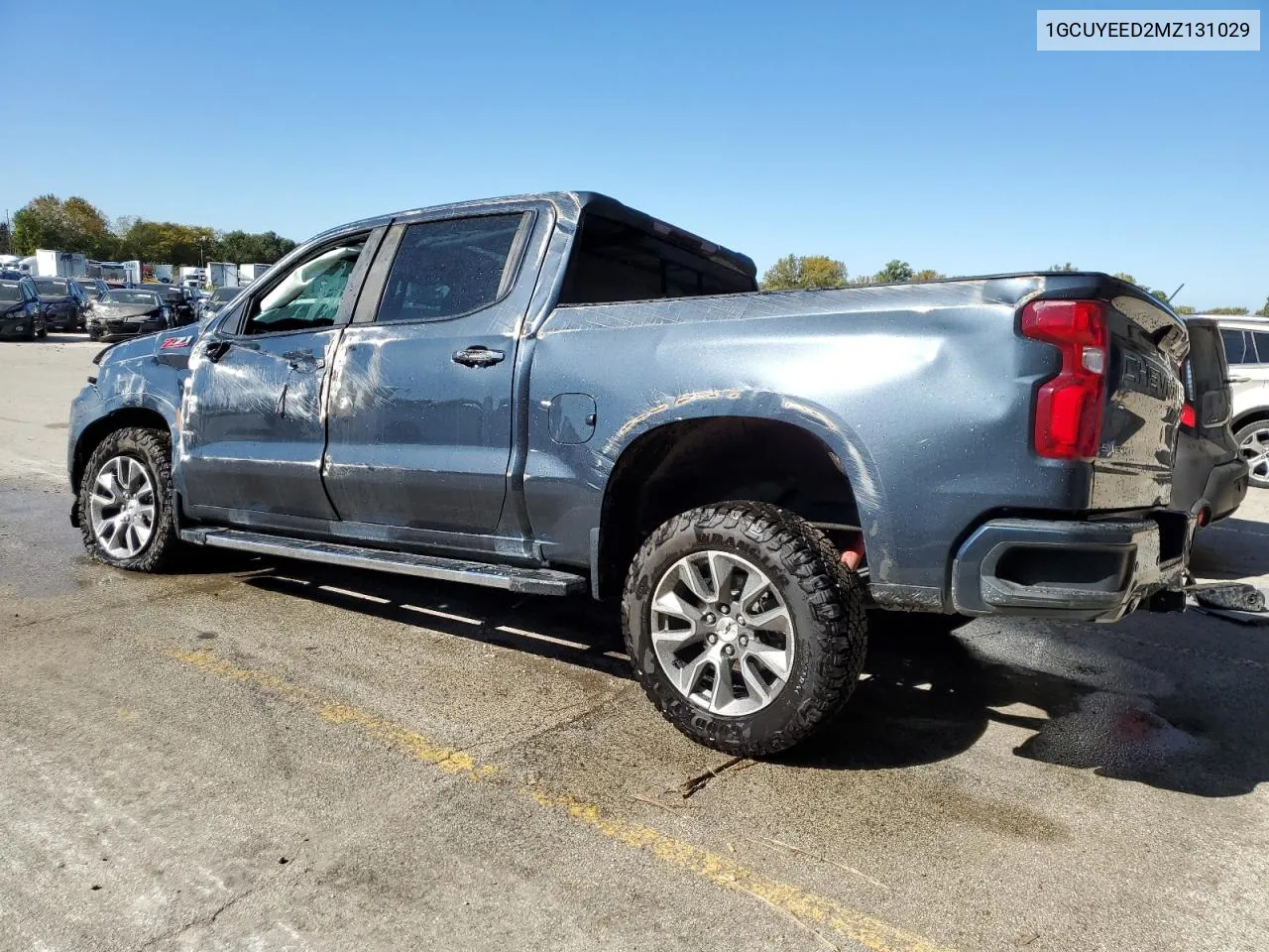 2021 Chevrolet Silverado K1500 Rst VIN: 1GCUYEED2MZ131029 Lot: 73253534