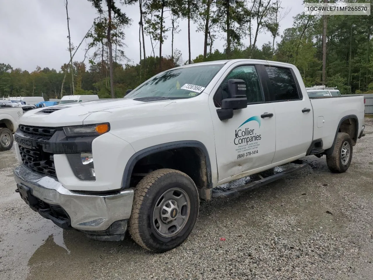 2021 Chevrolet Silverado C2500 Heavy Duty VIN: 1GC4WLE71MF265570 Lot: 73287894