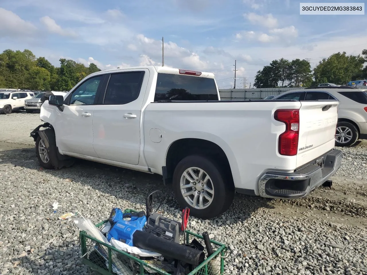 2021 Chevrolet Silverado K1500 Lt VIN: 3GCUYDED2MG383843 Lot: 73288684