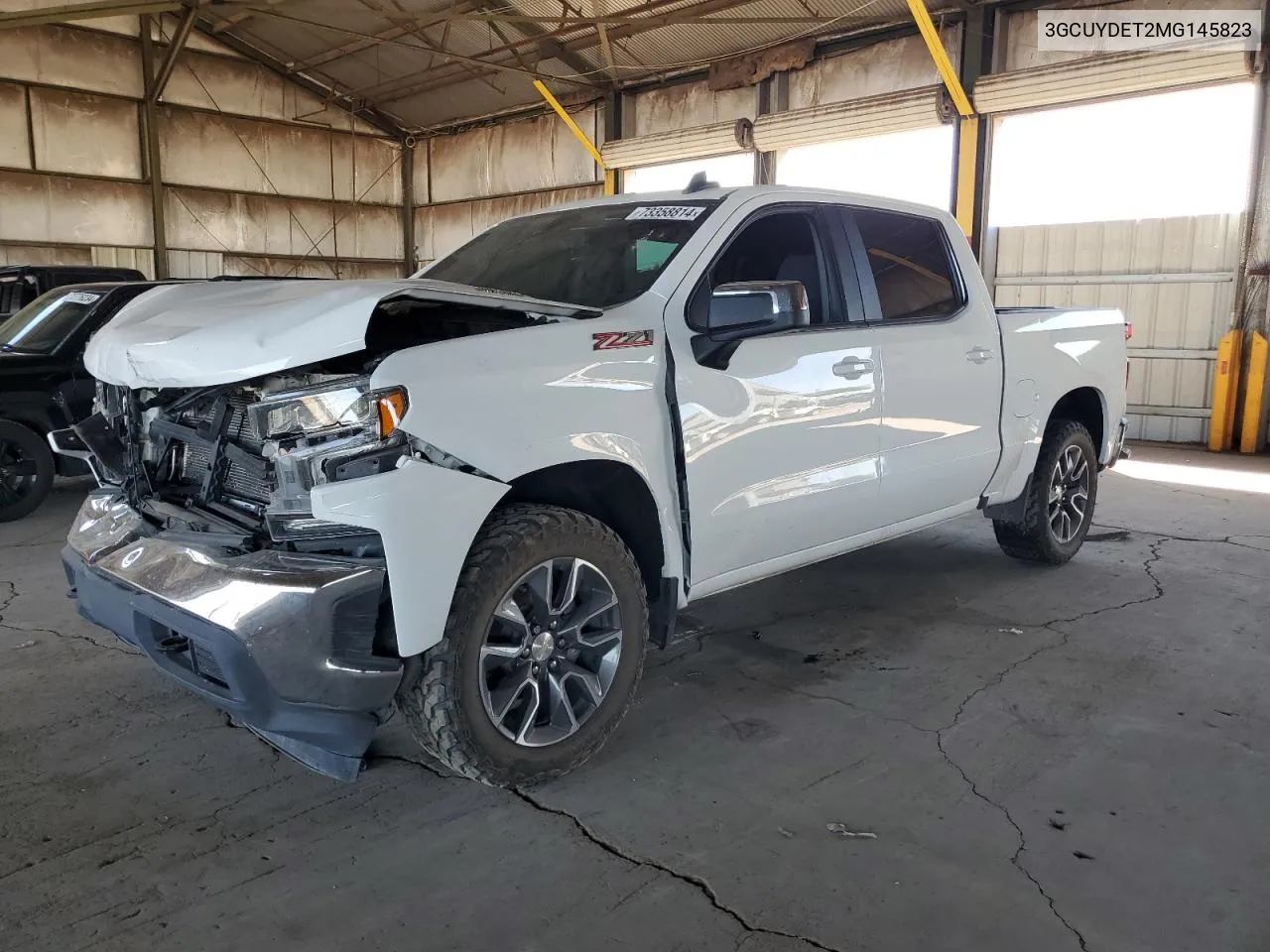 2021 Chevrolet Silverado K1500 Lt VIN: 3GCUYDET2MG145823 Lot: 73358814