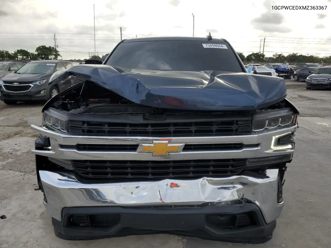 1GCPWCEDXMZ363367 2021 Chevrolet Silverado C1500 Lt