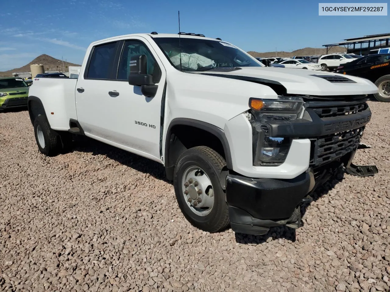 2021 Chevrolet Silverado K3500 VIN: 1GC4YSEY2MF292287 Lot: 73583394