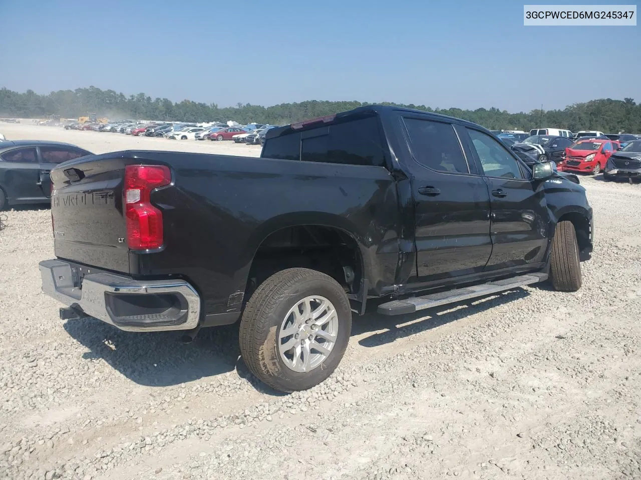 2021 Chevrolet Silverado C1500 Lt VIN: 3GCPWCED6MG245347 Lot: 73592264