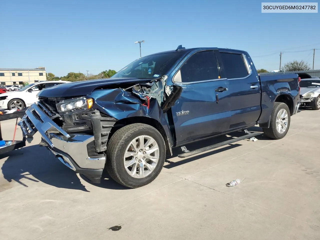 2021 Chevrolet Silverado K1500 Ltz VIN: 3GCUYGED6MG247782 Lot: 73662734