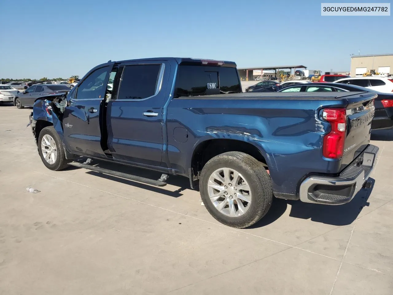 2021 Chevrolet Silverado K1500 Ltz VIN: 3GCUYGED6MG247782 Lot: 73662734