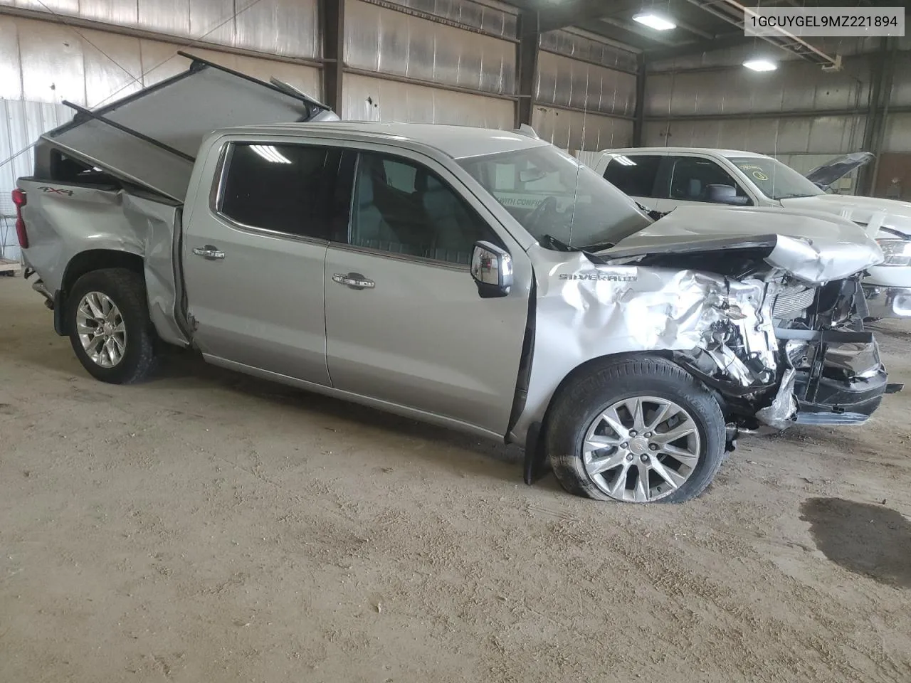 2021 Chevrolet Silverado K1500 Ltz VIN: 1GCUYGEL9MZ221894 Lot: 73680294