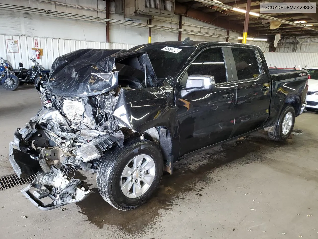 2021 Chevrolet Silverado K1500 Lt VIN: 1GCUYDED8MZ429353 Lot: 73788774