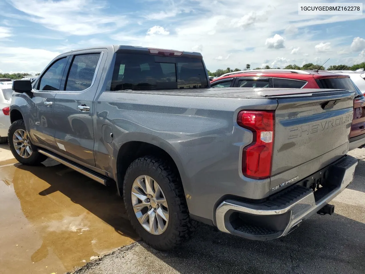 2021 Chevrolet Silverado K1500 Ltz VIN: 1GCUYGED8MZ162278 Lot: 73823264