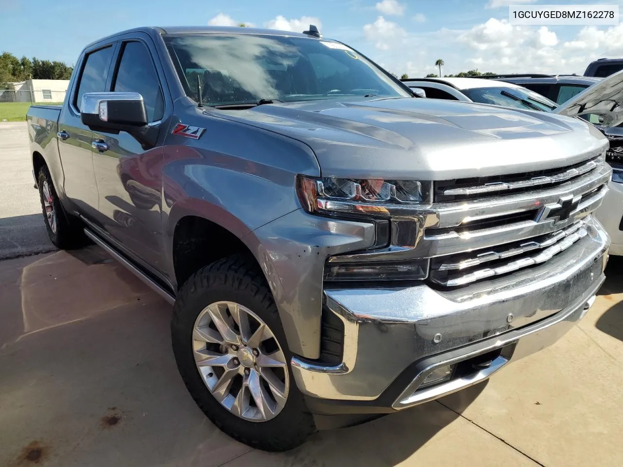 2021 Chevrolet Silverado K1500 Ltz VIN: 1GCUYGED8MZ162278 Lot: 73823264