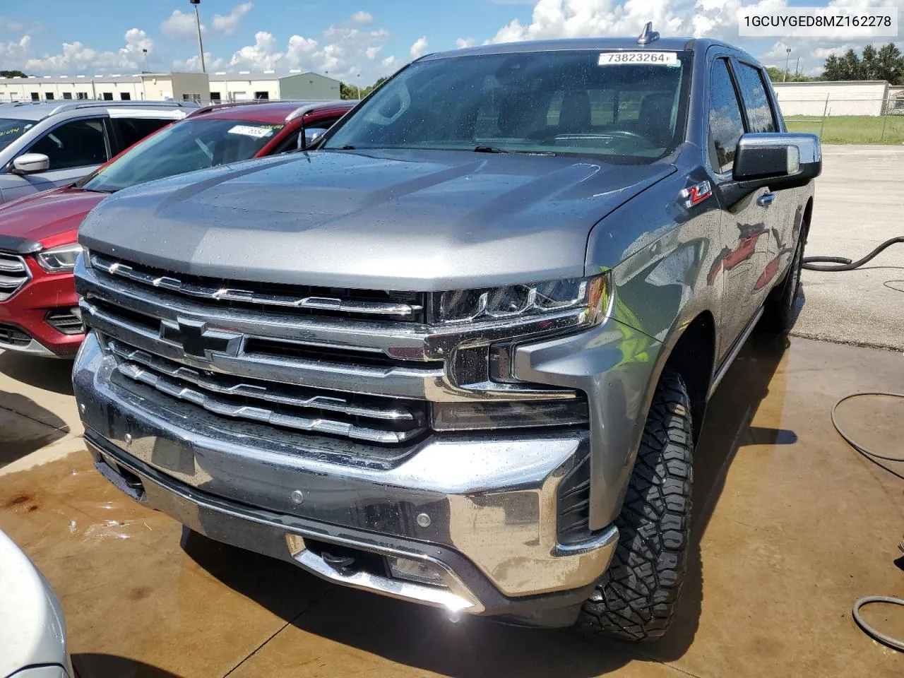 2021 Chevrolet Silverado K1500 Ltz VIN: 1GCUYGED8MZ162278 Lot: 73823264