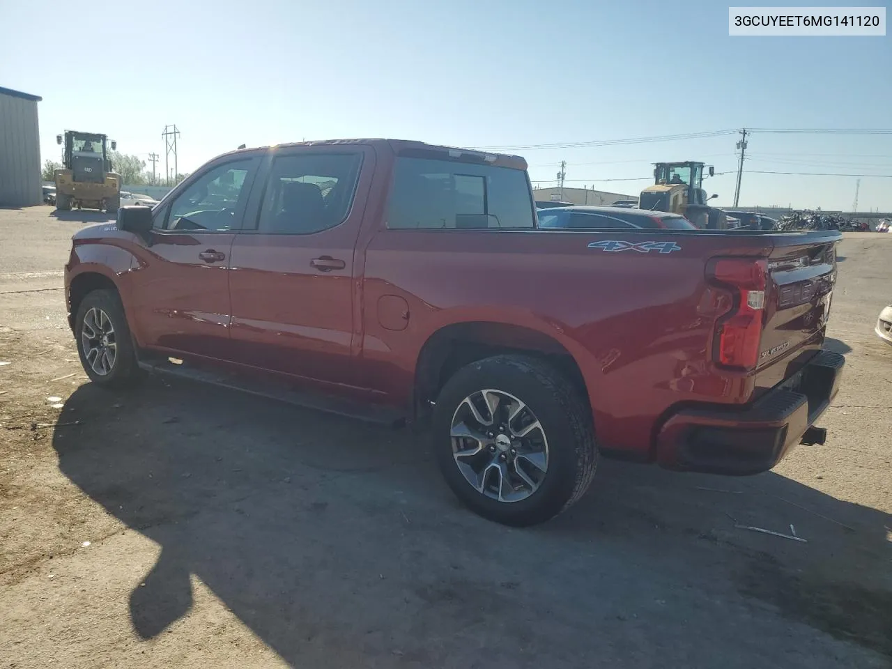 2021 Chevrolet Silverado K1500 Rst VIN: 3GCUYEET6MG141120 Lot: 73947914