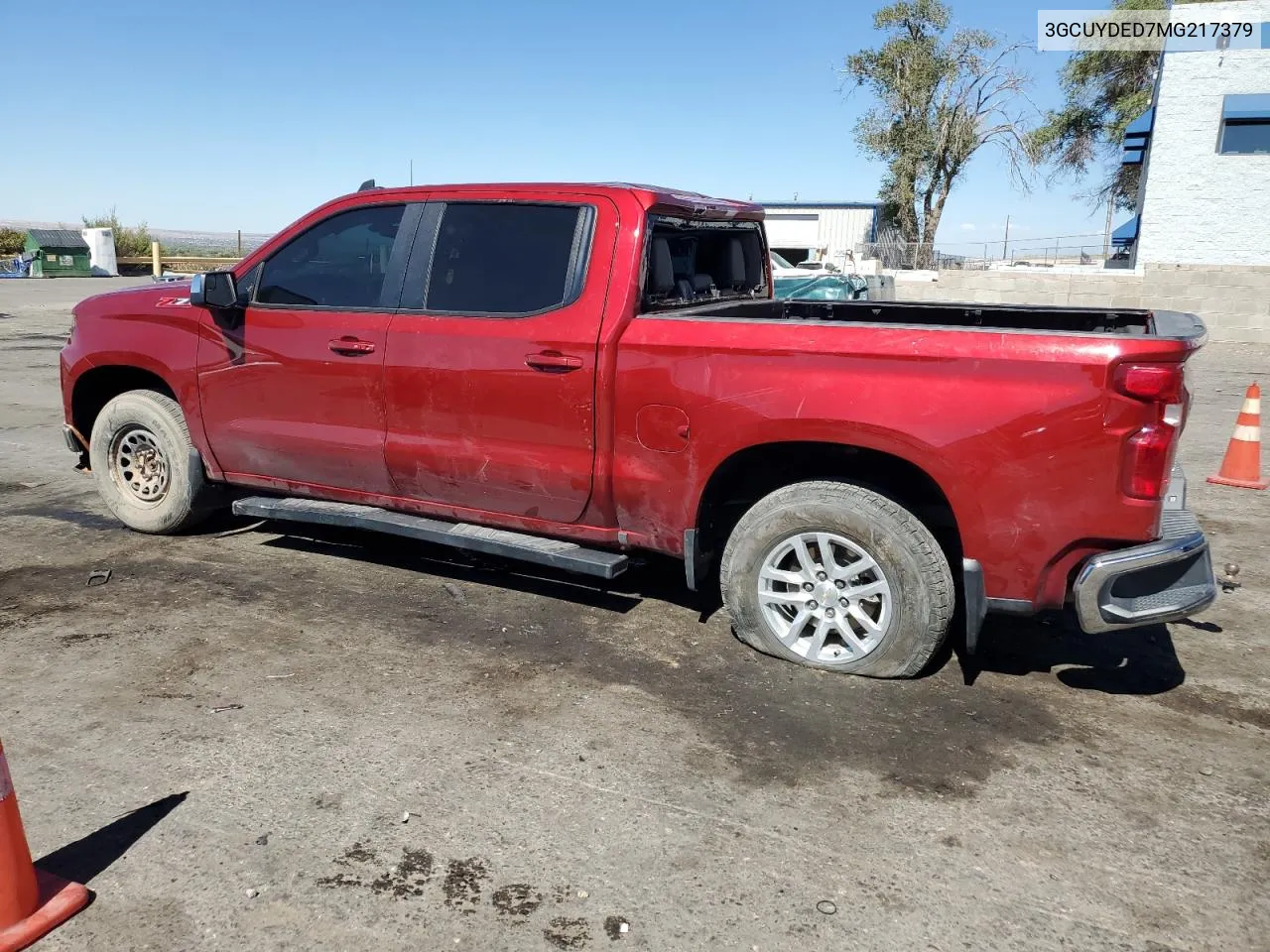 2021 Chevrolet Silverado K1500 Lt VIN: 3GCUYDED7MG217379 Lot: 74048214