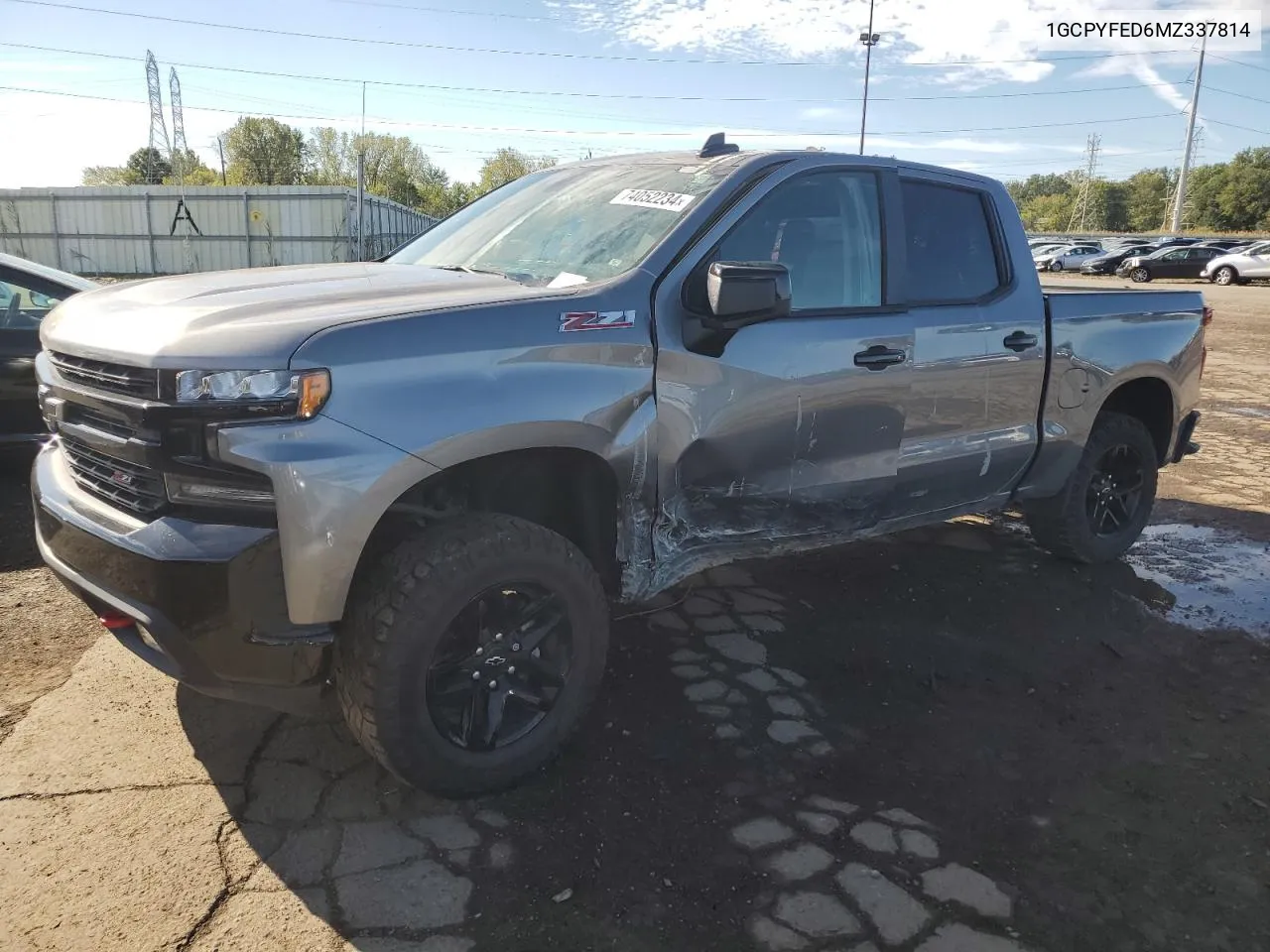 2021 Chevrolet Silverado K1500 Lt Trail Boss VIN: 1GCPYFED6MZ337814 Lot: 74052234