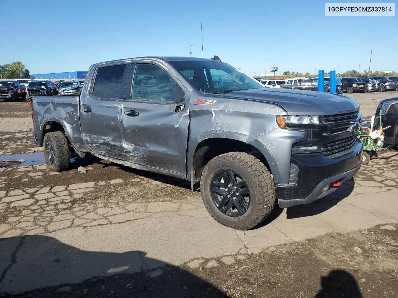 2021 Chevrolet Silverado K1500 Lt Trail Boss VIN: 1GCPYFED6MZ337814 Lot: 74052234