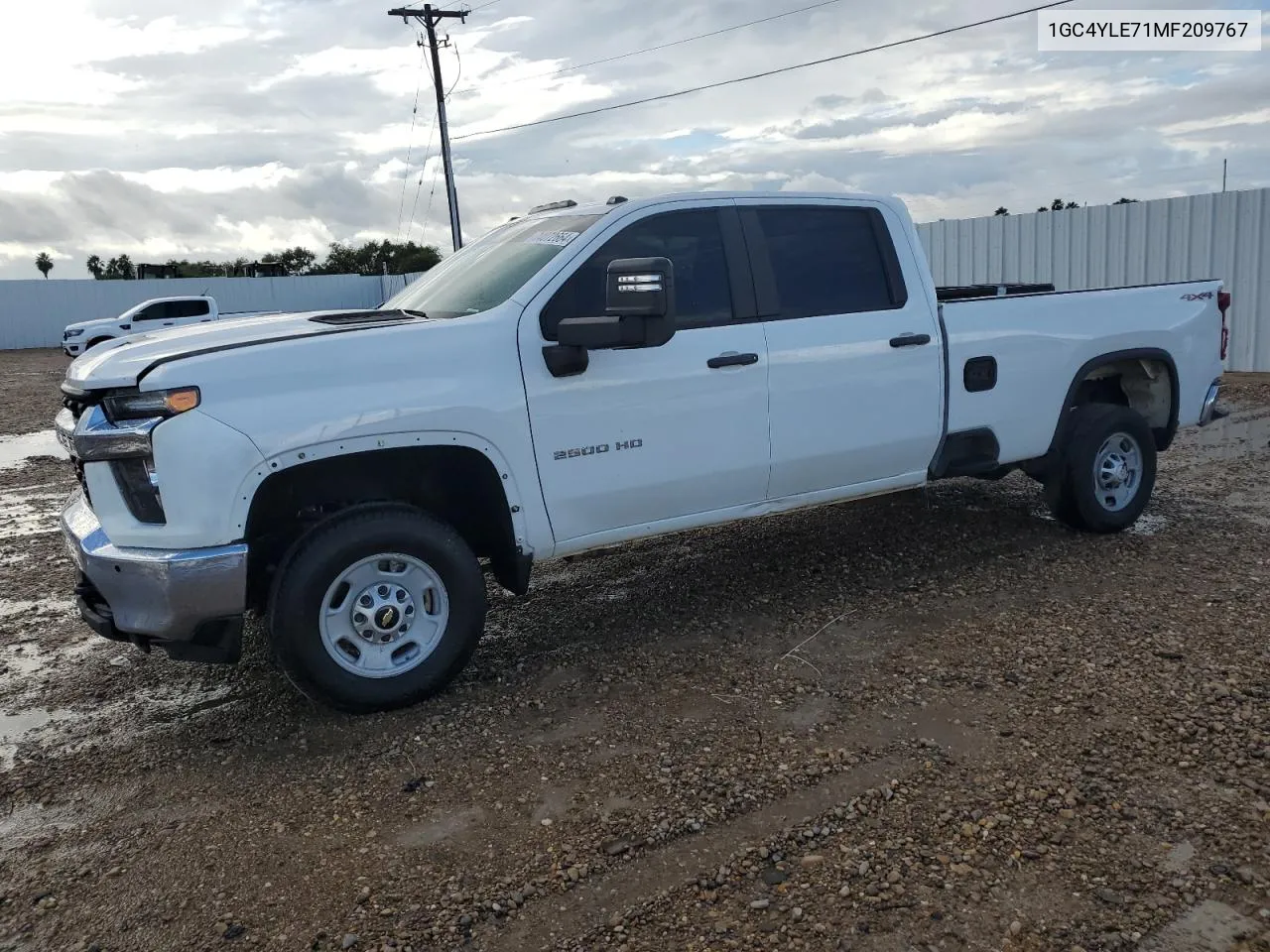 2021 Chevrolet Silverado K2500 Heavy Duty VIN: 1GC4YLE71MF209767 Lot: 74072664