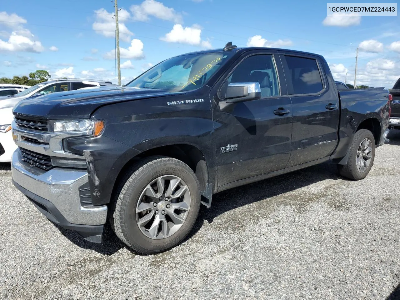 1GCPWCED7MZ224443 2021 Chevrolet Silverado C1500 Lt