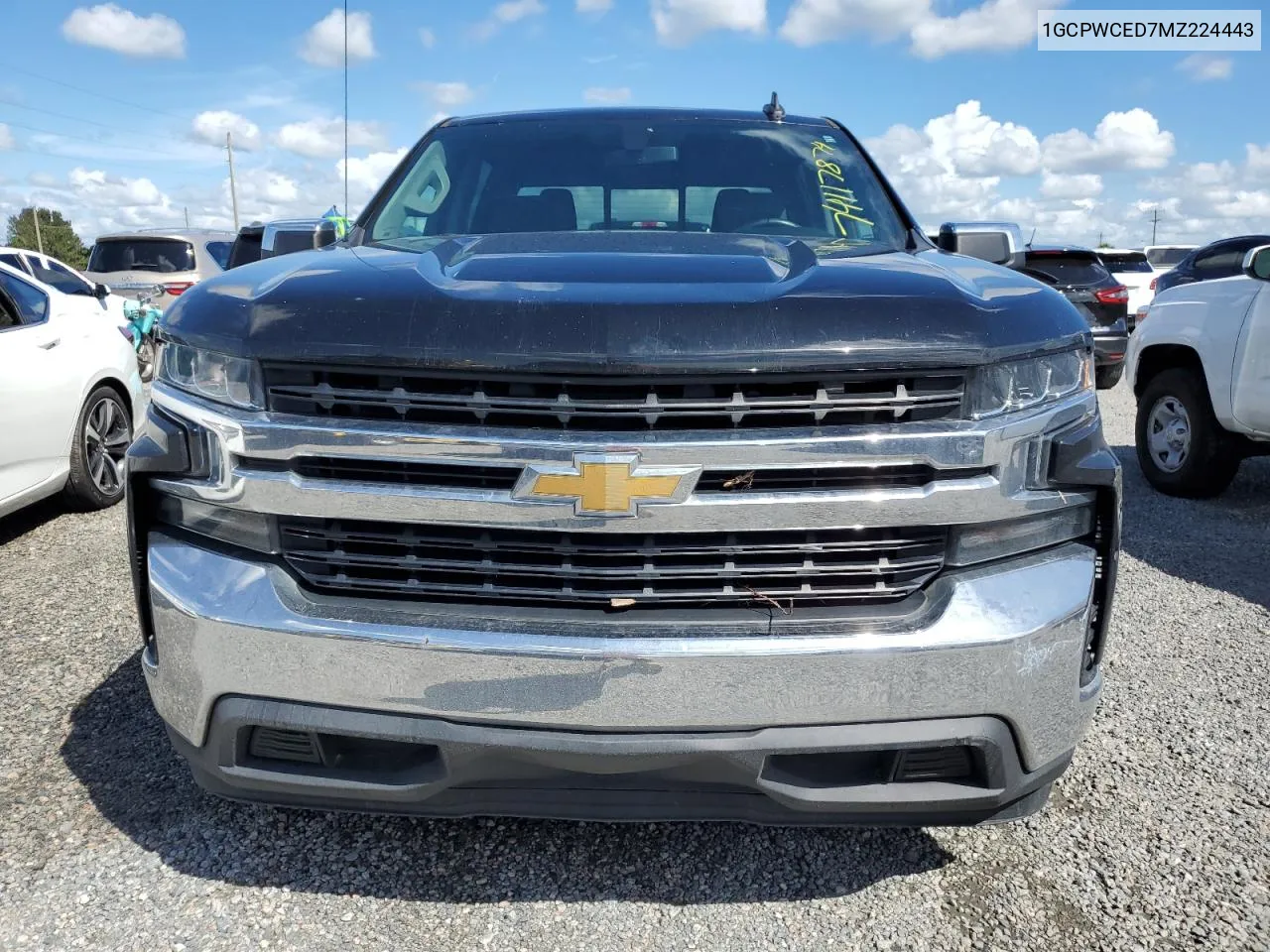 2021 Chevrolet Silverado C1500 Lt VIN: 1GCPWCED7MZ224443 Lot: 74117874