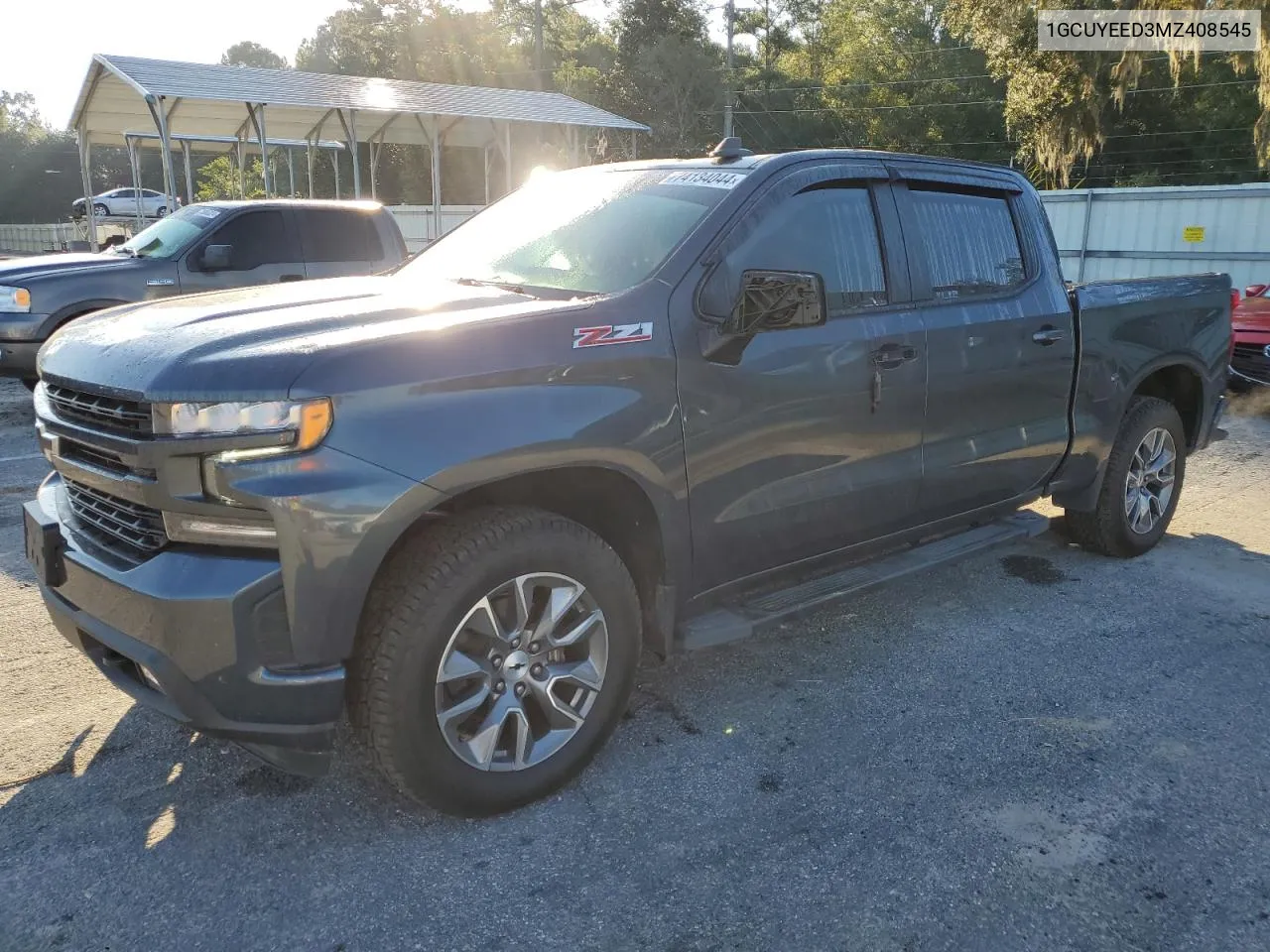 2021 Chevrolet Silverado K1500 Rst VIN: 1GCUYEED3MZ408545 Lot: 74134044