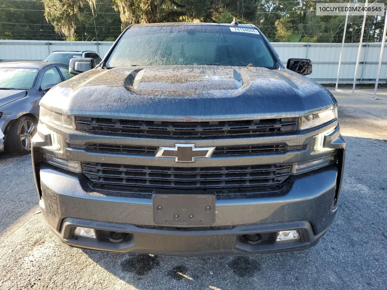 2021 Chevrolet Silverado K1500 Rst VIN: 1GCUYEED3MZ408545 Lot: 74134044