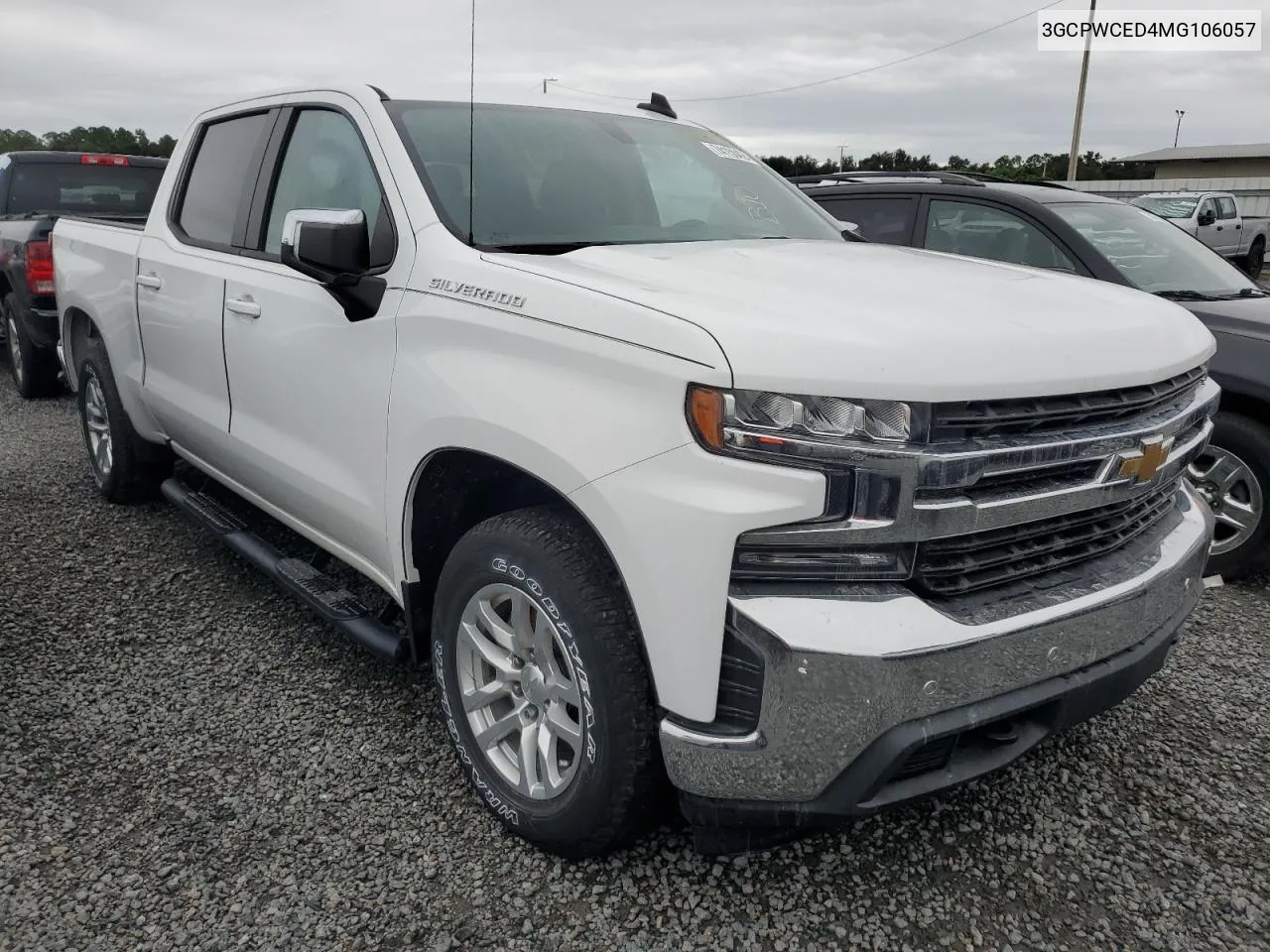 2021 Chevrolet Silverado C1500 Lt VIN: 3GCPWCED4MG106057 Lot: 74150424