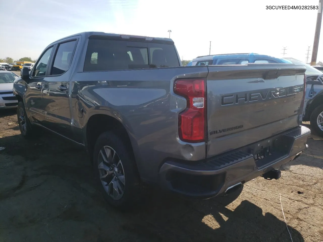 2021 Chevrolet Silverado K1500 Rst VIN: 3GCUYEED4MG282583 Lot: 74176364