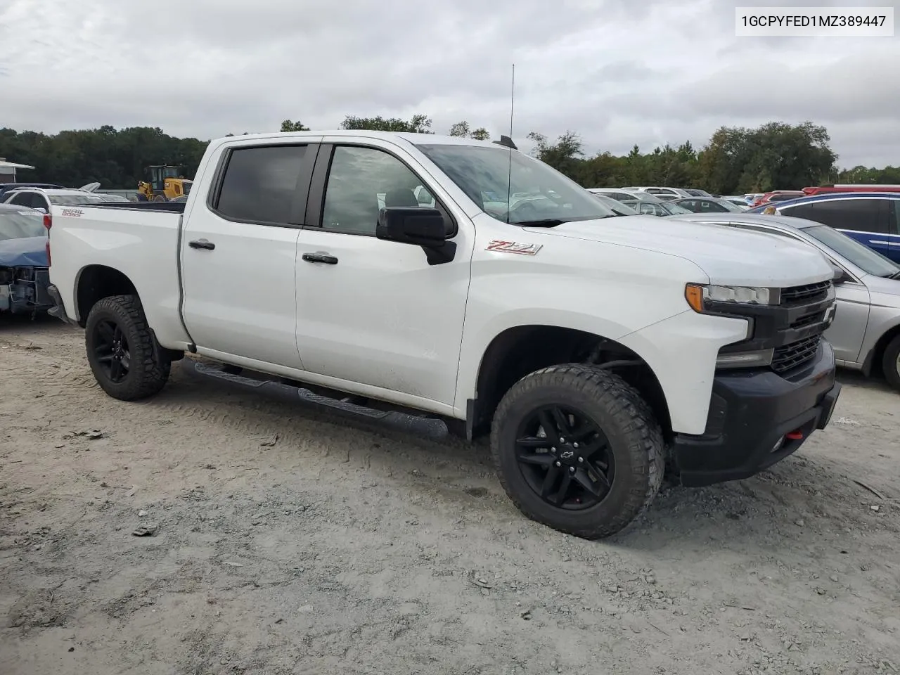 2021 Chevrolet Silverado K1500 Lt Trail Boss VIN: 1GCPYFED1MZ389447 Lot: 74178854