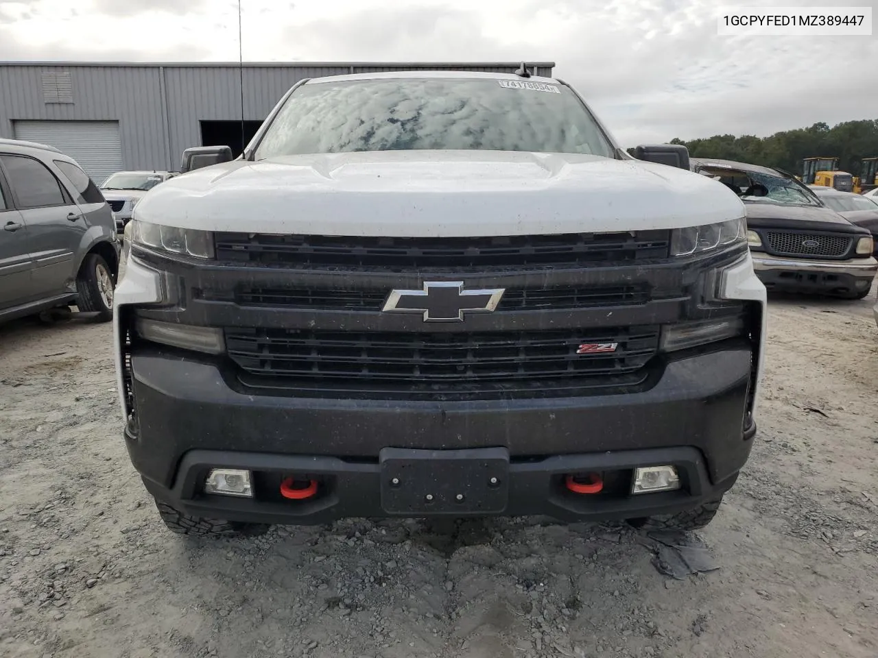 2021 Chevrolet Silverado K1500 Lt Trail Boss VIN: 1GCPYFED1MZ389447 Lot: 74178854