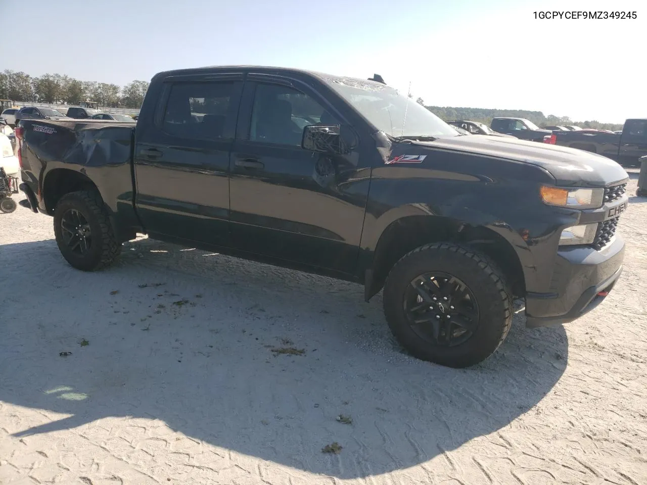 2021 Chevrolet Silverado K1500 Trail Boss Custom VIN: 1GCPYCEF9MZ349245 Lot: 74380304