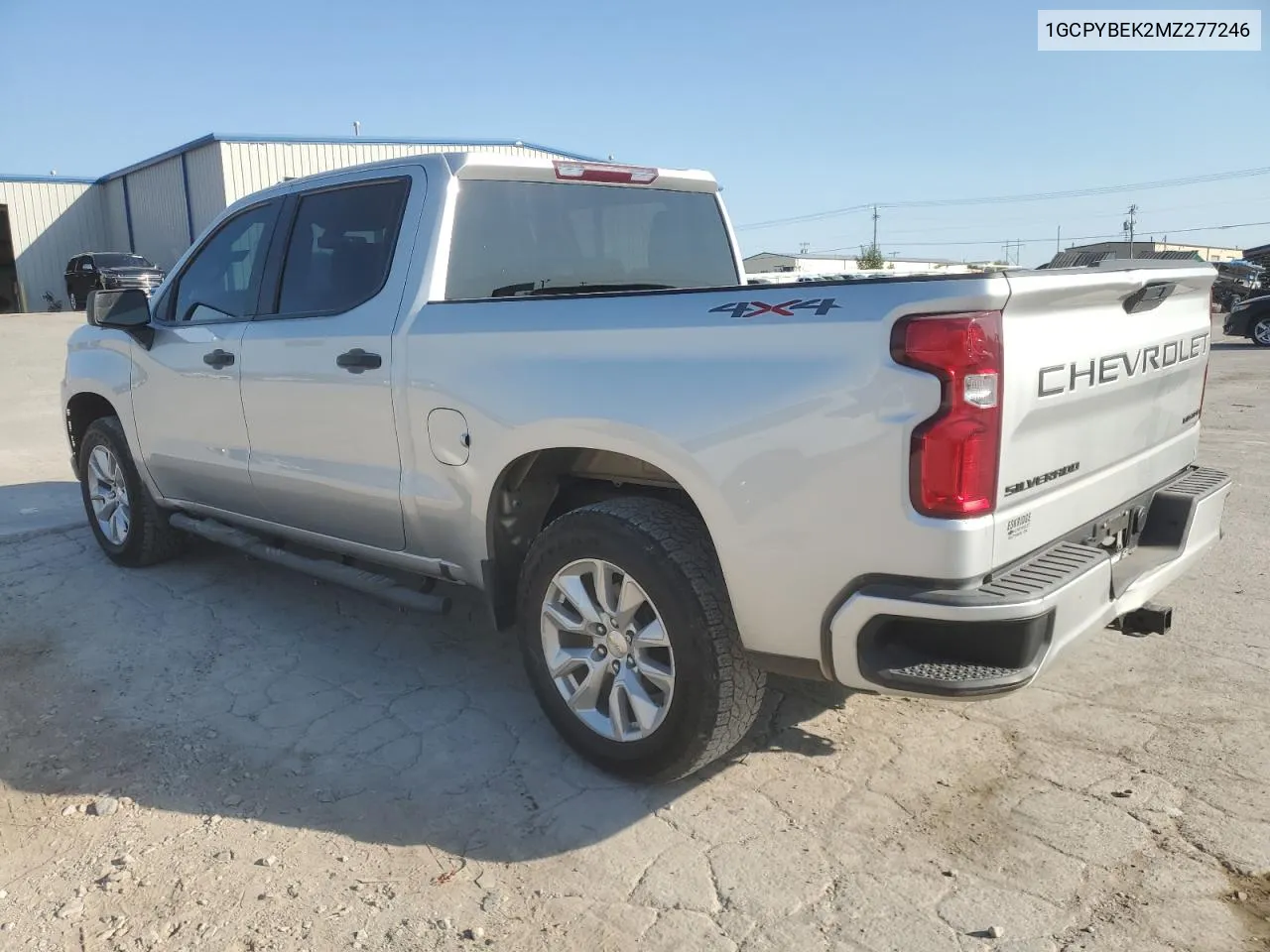 2021 Chevrolet Silverado K1500 Custom VIN: 1GCPYBEK2MZ277246 Lot: 74603874