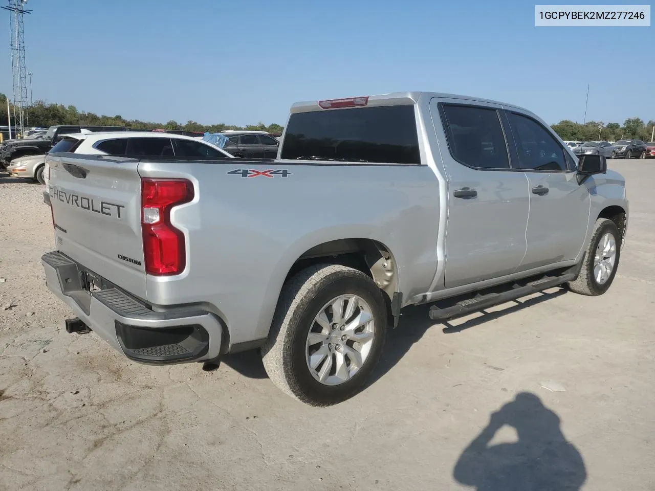 2021 Chevrolet Silverado K1500 Custom VIN: 1GCPYBEK2MZ277246 Lot: 74603874