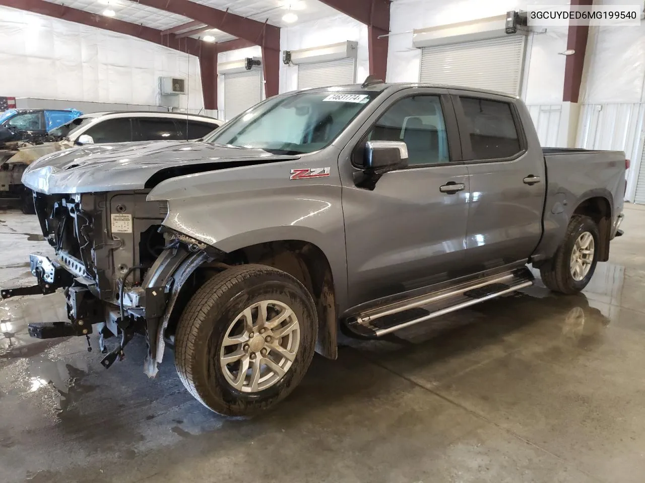 2021 Chevrolet Silverado K1500 Lt VIN: 3GCUYDED6MG199540 Lot: 74631774