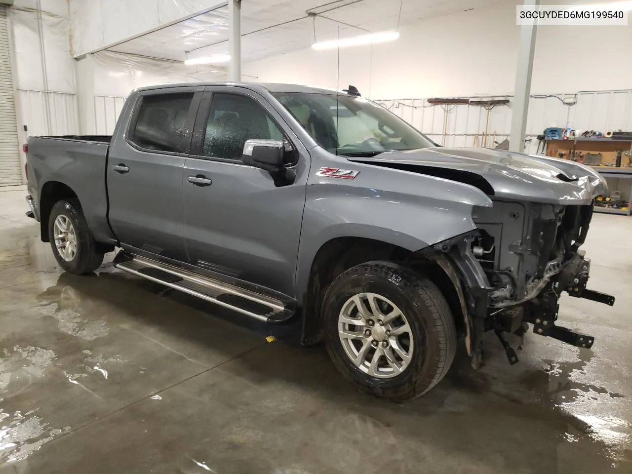 2021 Chevrolet Silverado K1500 Lt VIN: 3GCUYDED6MG199540 Lot: 74631774