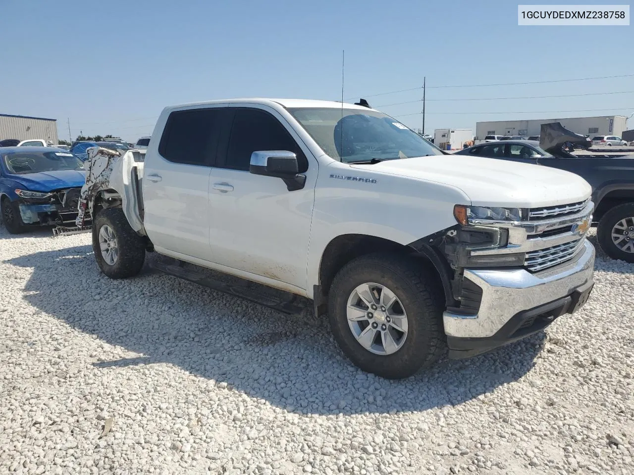 2021 Chevrolet Silverado K1500 Lt VIN: 1GCUYDEDXMZ238758 Lot: 74719644