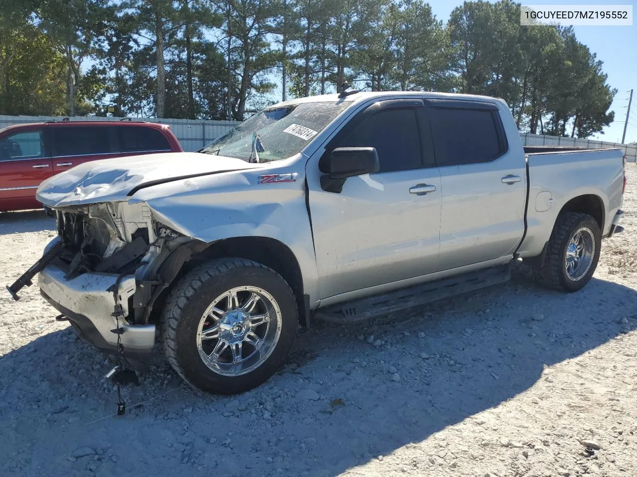 2021 Chevrolet Silverado K1500 Rst VIN: 1GCUYEED7MZ195552 Lot: 74760314