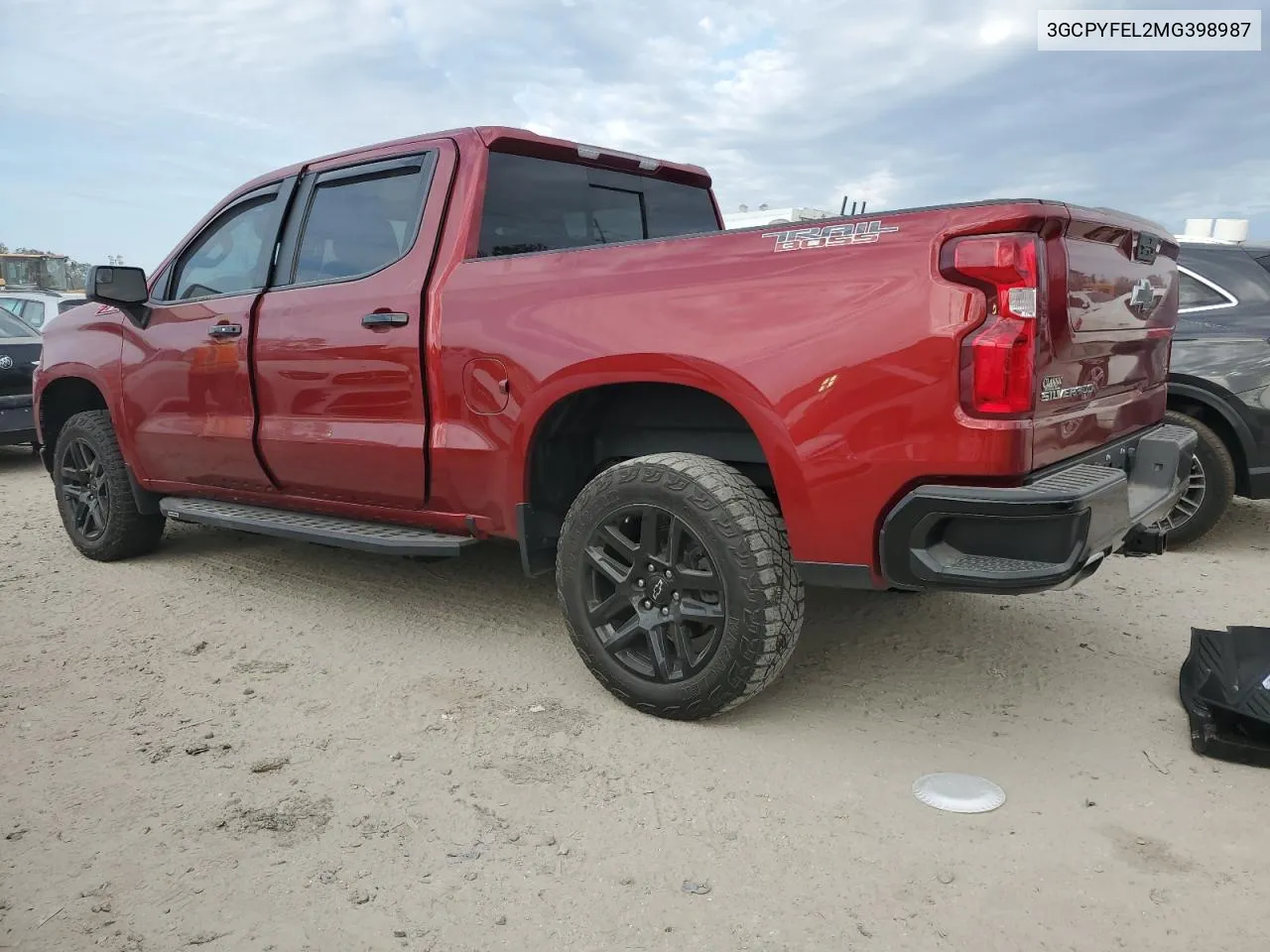 2021 Chevrolet Silverado K1500 Lt Trail Boss VIN: 3GCPYFEL2MG398987 Lot: 74786034