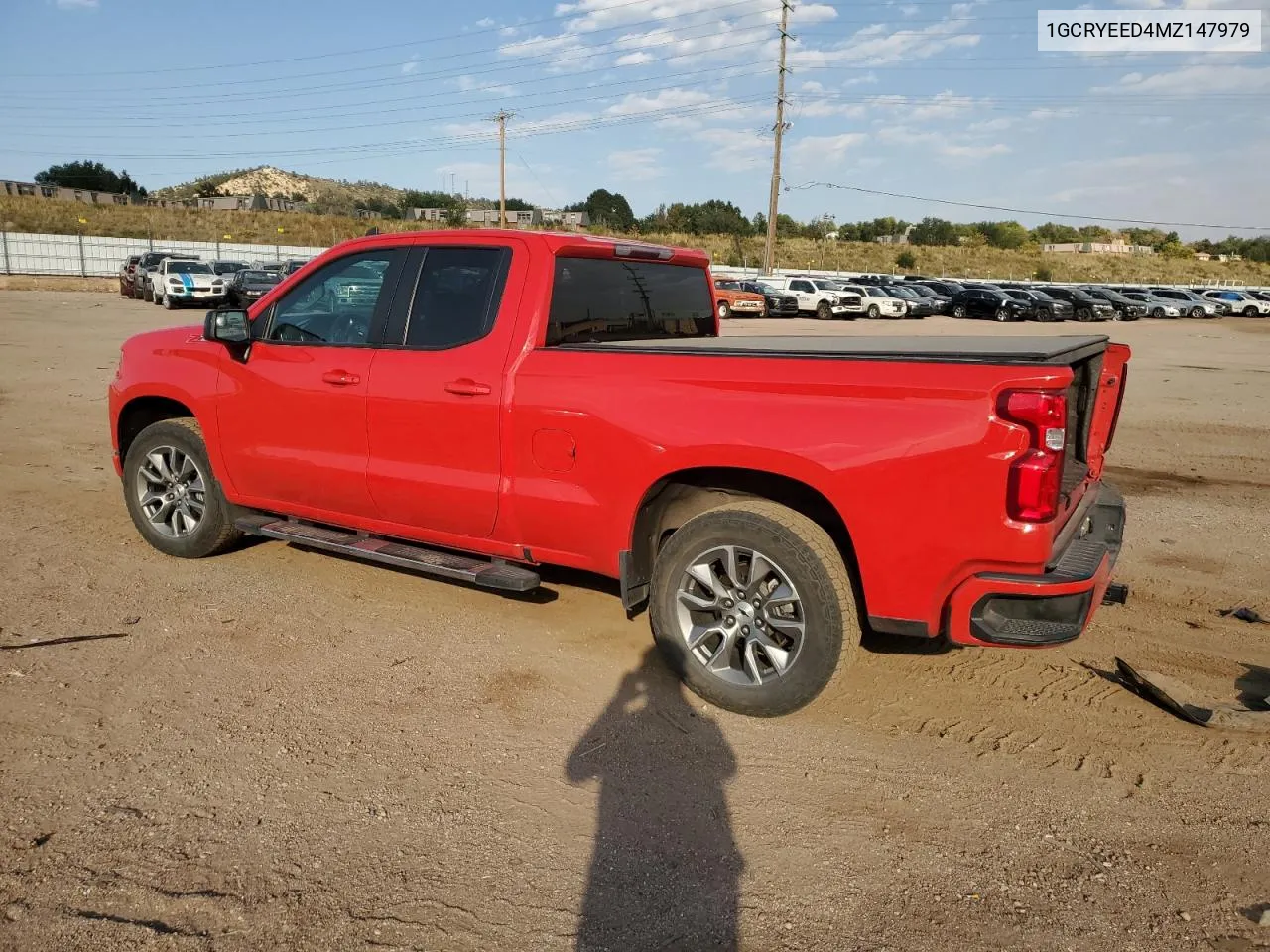 2021 Chevrolet Silverado K1500 Rst VIN: 1GCRYEED4MZ147979 Lot: 74992624