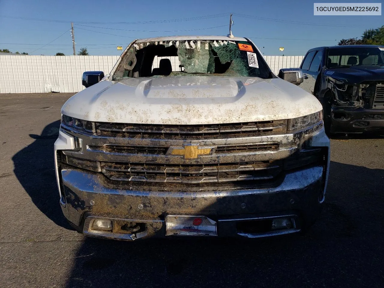 2021 Chevrolet Silverado K1500 Ltz VIN: 1GCUYGED5MZ225692 Lot: 75026934