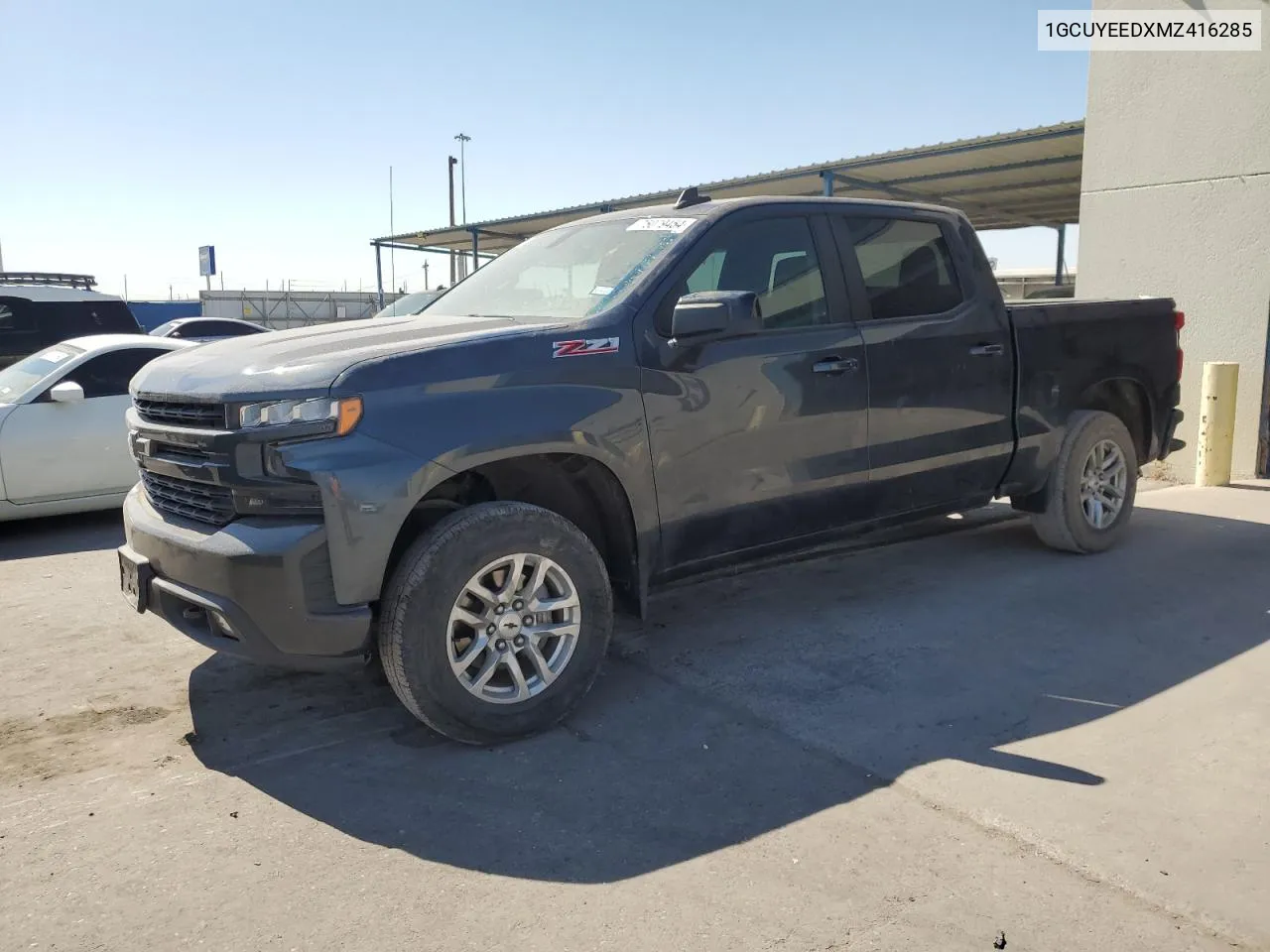 2021 Chevrolet Silverado K1500 Rst VIN: 1GCUYEEDXMZ416285 Lot: 75079454