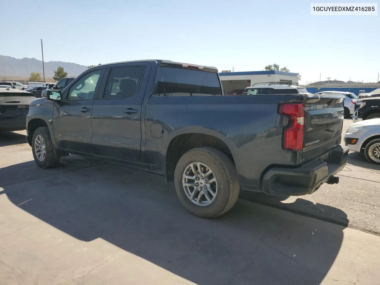 2021 Chevrolet Silverado K1500 Rst VIN: 1GCUYEEDXMZ416285 Lot: 75079454