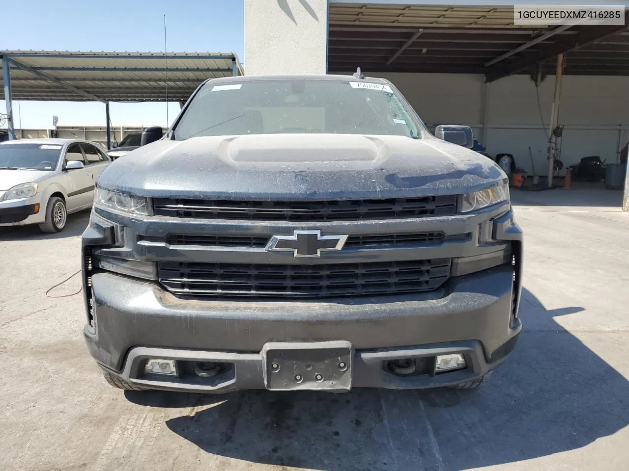 2021 Chevrolet Silverado K1500 Rst VIN: 1GCUYEEDXMZ416285 Lot: 75079454