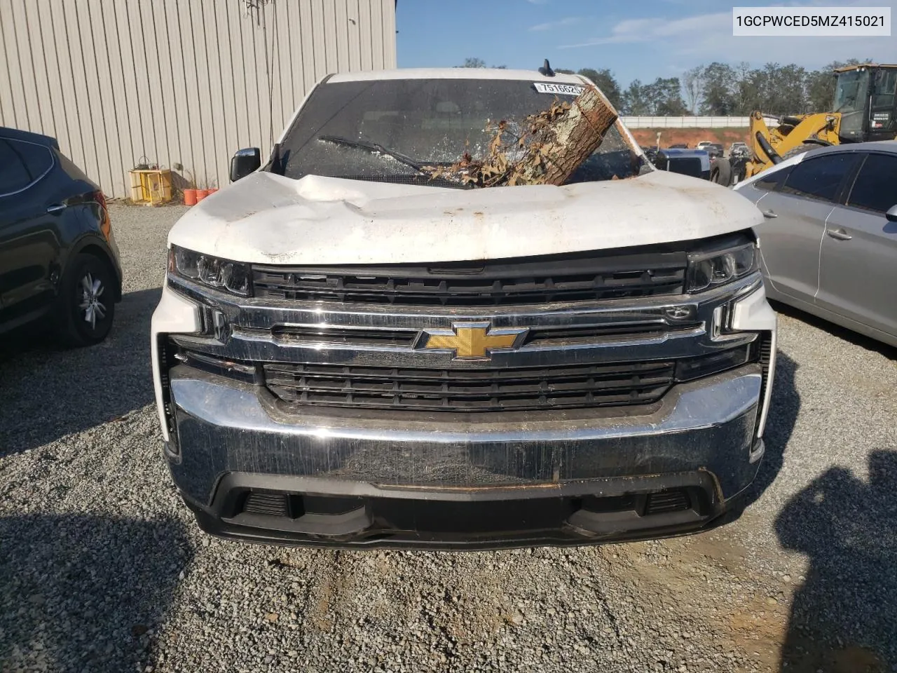 2021 Chevrolet Silverado C1500 Lt VIN: 1GCPWCED5MZ415021 Lot: 75166254